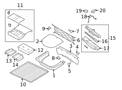 Interior Trim - Rear Body for 2010 Ford Flex #0