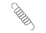 25807307 - Body: Adjust Rod Spring for Cadillac: CTS Image