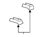 23208493 - : Medium Cashmere Driver Seat Outer Adjuster Front Finish Cover for Cadillac: CTS Image