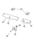 1NN511DVAA - Interior Trim: Storage Bin Lid for Mopar Image