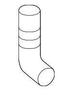 LR062108 - Cooling System: Filler Hose for Land Rover: Discovery, Range Rover, Range Rover Sport Image