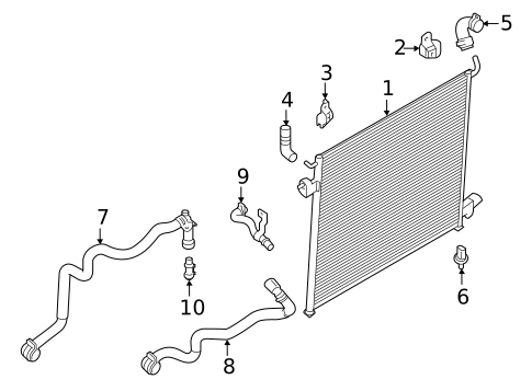 Intercooler for 2019 Land Rover Range Rover #0