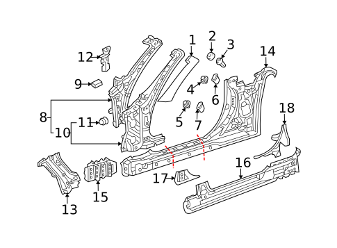 Rocker for 2009 Lexus SC430 #0