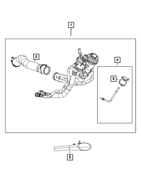 Fuel Tank Filler Tube for 2021 Ram 1500 #1