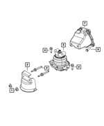 5090026AA - Engine: Engine Mount Heat Shield for Mopar Image