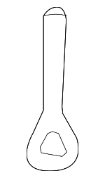 511121KA0A - Body: Tow Hook for Nissan Image