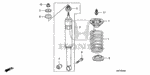 90181SNA000 - Chassis: BOLT, FLANGE (12X65) for Honda Image