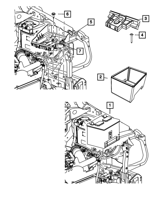BL34A901AA - Electrical: Storage Battery, Latin America for Mopar Image