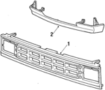 MB598412 - : Grille for Mitsubishi: Mighty Max Image
