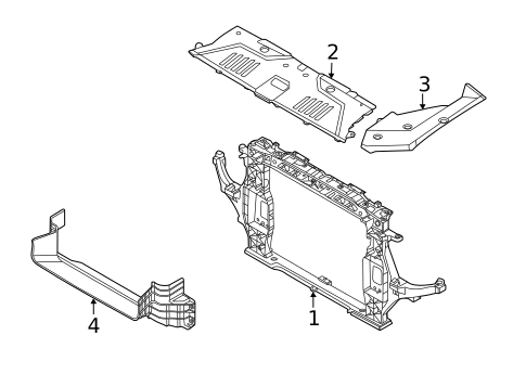 Radiator Support for 2024 Genesis GV70 #0
