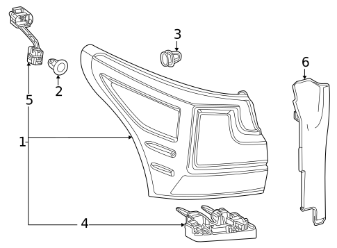 Tail Lamps for 2023 Lexus LX600 #0
