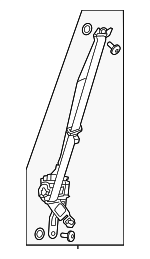 4814TX6A10ZB - Electrical: Belt &amp; Retractor for Acura: ILX Image