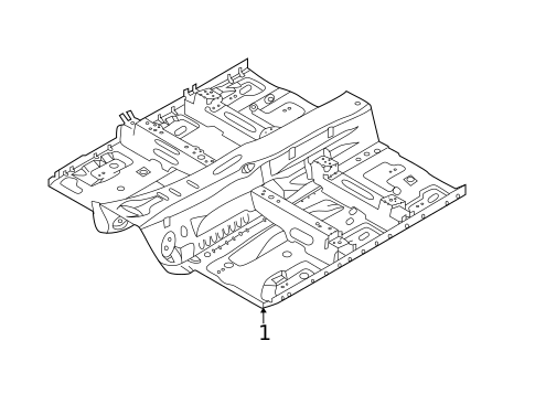 Floor & Rails for 2019 Volvo XC60 #0