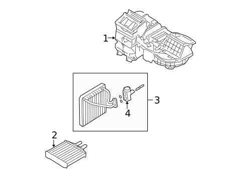 Condenser, Compressor & Lines for 2004 Suzuki Forenza #1