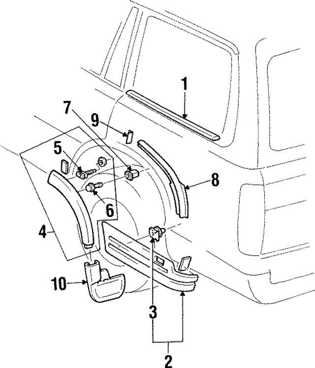 7567060020 - : Belt Molding for Lexus Image