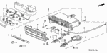 32157S04A00 - Electrical/Exhaust/Heater/Fuel: SUB-WIRE, HEATER (A) for Honda Image