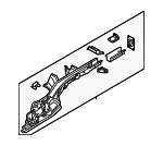 561803501 - Body: Side Member Assembly for Volkswagen: Passat Image