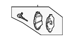 3Q0698151K - Brakes: Brake Pads for Volkswagen Image