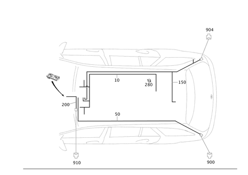 Wiring Harness for Roof for 2013 Mercedes-Benz C 350 #0