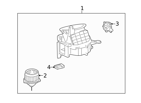 Blower Motor & Fan for 2000 Lexus LX470 #0