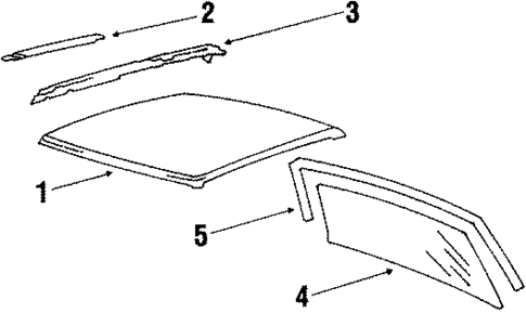 Roof & Components for 1987 Oldsmobile 98 #0