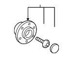 5QF598611 - : Hub Assembly for Volkswagen: Tiguan, Tiguan Limited Image