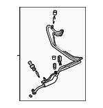 1533194 - HVAC: ACDelcoâ„¢ AC Tube for Buick: LaCrosse | Chevrolet: Impala, Monte Carlo | Pontiac: Grand Prix Image