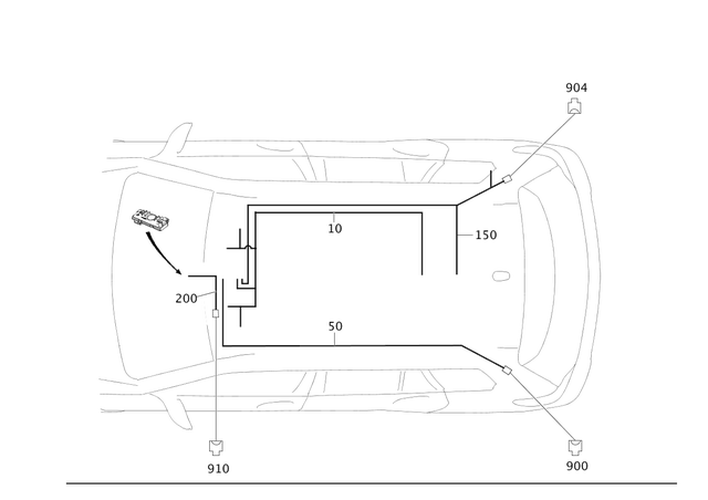 2044405813 - Electrical Equipment and Instruments: Electrical Wiring Harness for Mercedes-Benz: GLK250, GLK350 Image image