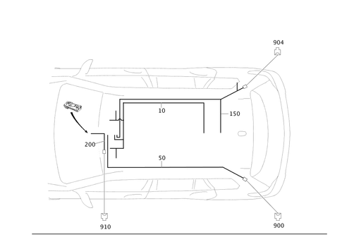 Wiring Harness for Roof for 2014 Mercedes-Benz GLK250 #0