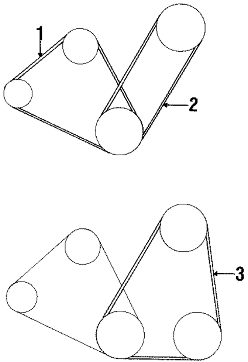 Belts & Pulleys for 1996 Toyota Paseo #0