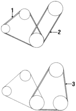 909160234183 - Cooling System: Alternator Belt for Toyota: MR2, Paseo, Tercel Image