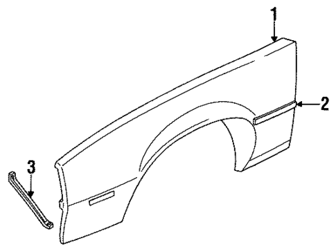 Fender & Components for 1986 Chevrolet Camaro #0