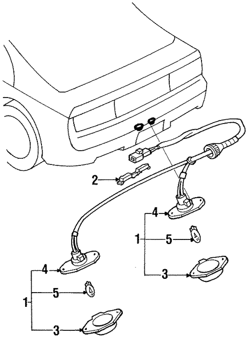License Lamps for 1991 Nissan 300ZX | Trophy Nissan Parts