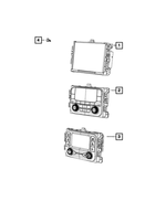 68256961AD - : Multi Media Radio for Mopar Image