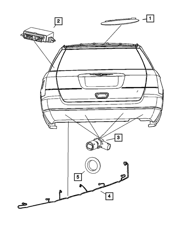 5026154AD - Electrical: Parking Assist Module for Mopar Image