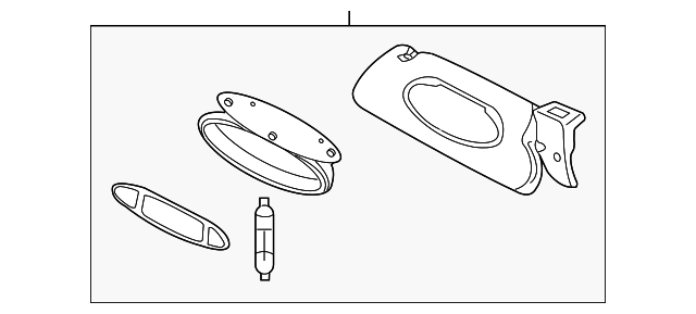 Sun-Visor - Porsche (997-731-032-29-8Z5)