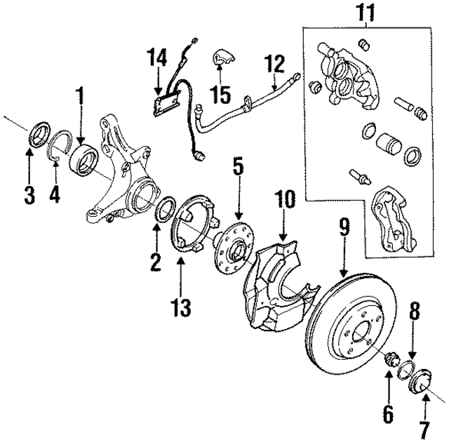 26310PA080 - : Rotor for Subaru Image