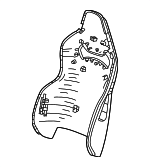 85146676 - Body: Seat Back Panel for Chevrolet: Corvette Image