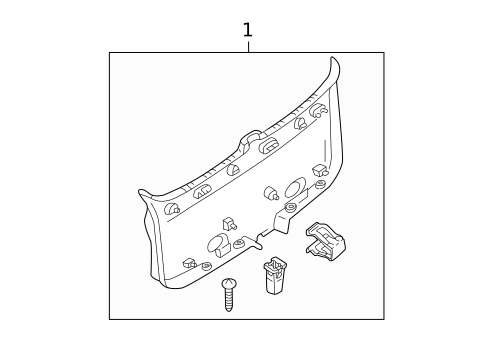 Interior Trim for 2007 Ford Escape #0
