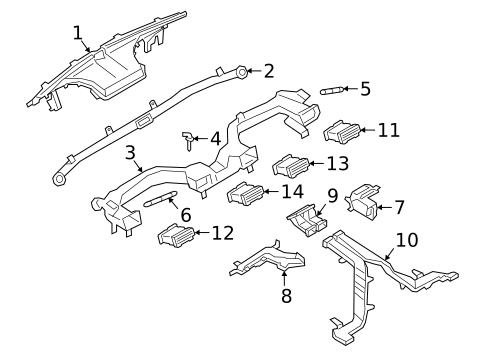 Ducts for 2023 Ford Explorer #0