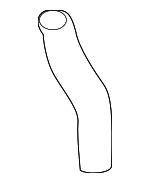 6J145718F - Engine: Upper Hose for Audi: A3, A3 Quattro, A5, A5 Quattro, A6, A6 Quattro, allroad, Q3, Q3 Quattro, Q5, TT, TT Quattro Image