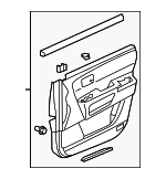 83501SZAA15ZC - : Door Trim Panel for Honda: Pilot Image