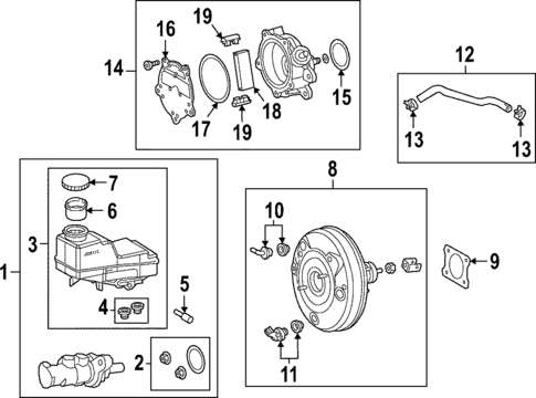 Hydraulic System for 2022 Toyota C-HR #1