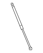 534400W270 - Body: Support Cylinder for Lexus: GX460 Image