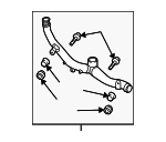 7L6145792E - : Connector Pipe for Audi: Q7 Image