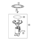 68104654AB - Fuel: Fuel Pump/level Unit Module Kit for Mopar Image