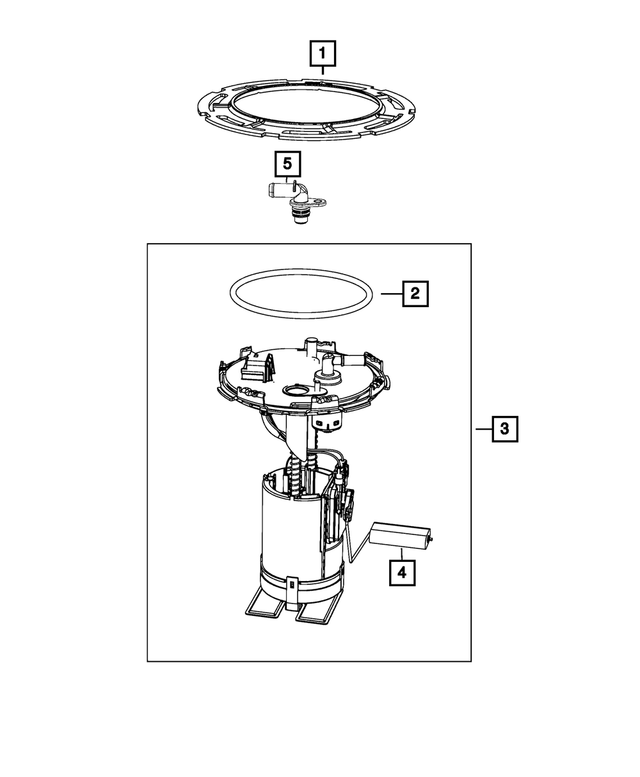 68086482AA - Fuel: Fuel Filler Vent Elbow for Mopar Image