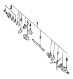 26010693 - Driveline &amp; Axles: Trilobal Adapter for Buick: Century, Skyhawk, Skylark, Somerset, Somerset Regal | Chevrolet: Beretta, Cavalier, Celebrity, Corsica, Lumina | Oldsmobile: Calais, Cutlass Calais, Cutlass Ciera, Cutlass Cruiser, Cutlass Supreme | Pontiac: 6000, Grand Am, Grand Prix, Sunbird, Sunfire Image