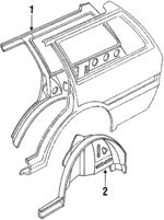 51356GA243 - Body: Inner Panel for Subaru: DL, GL, GL-10, Loyale Image