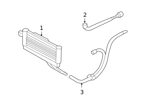 Oil Cooler for 2008 Kia Optima #0